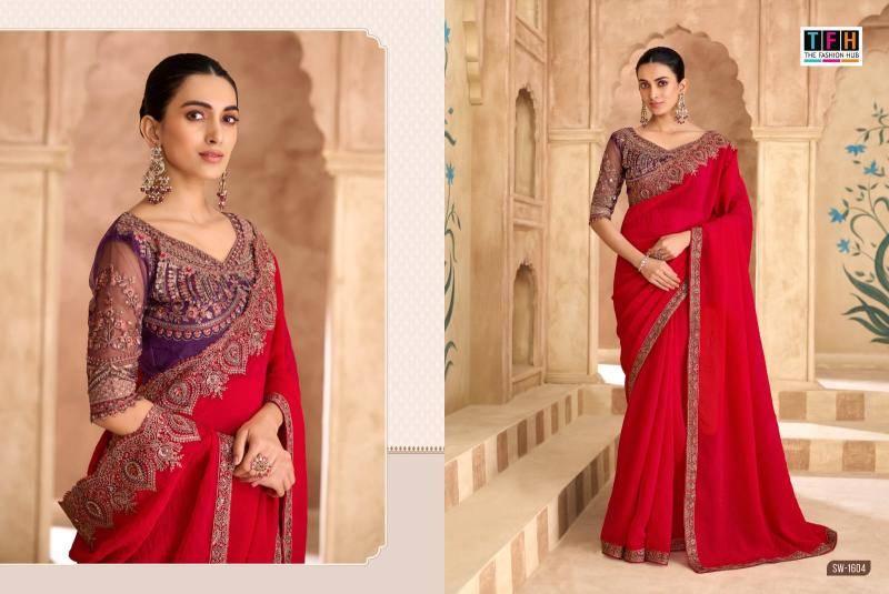 Tfh sandal wood vol-16 Bulk saree dealers in India